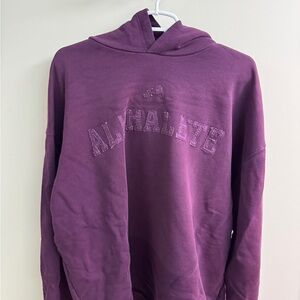 Alphalete Deep Purple oversized Hoodie